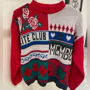 Vintage ski sweater